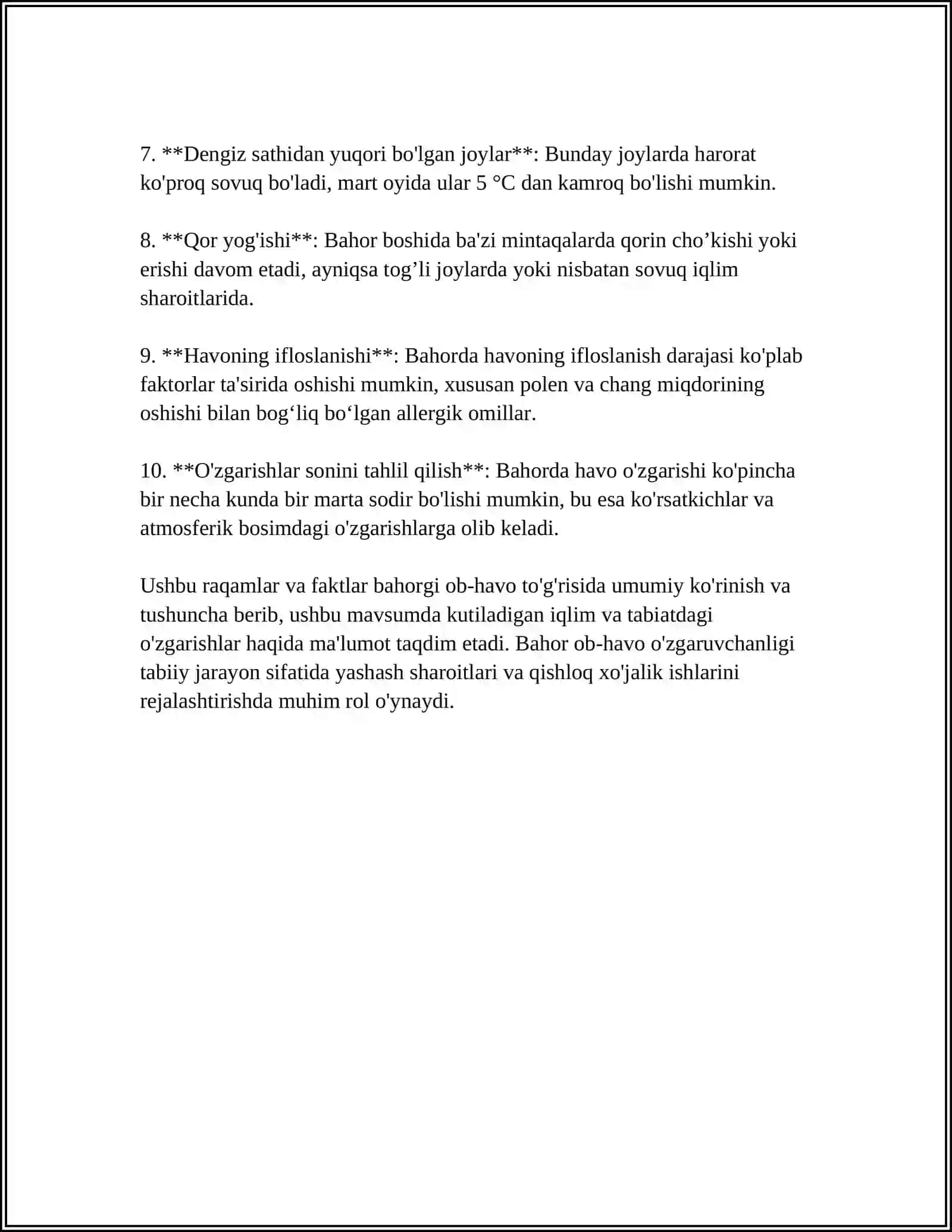 Bahorgi ob-havo 4