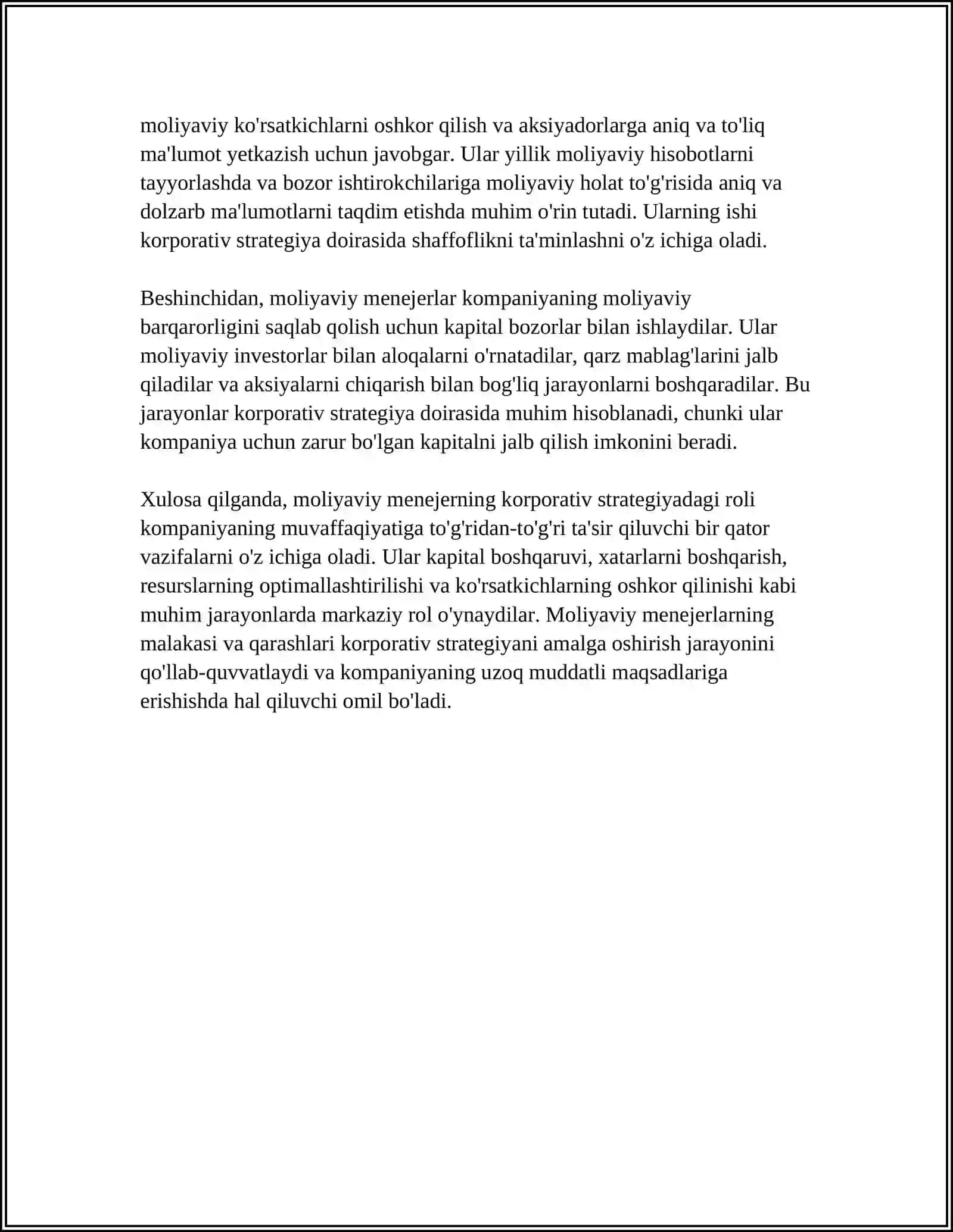 KORPORATIV TUZILMALARDA MOLIYAVIY MENEJERNING ROLI 4