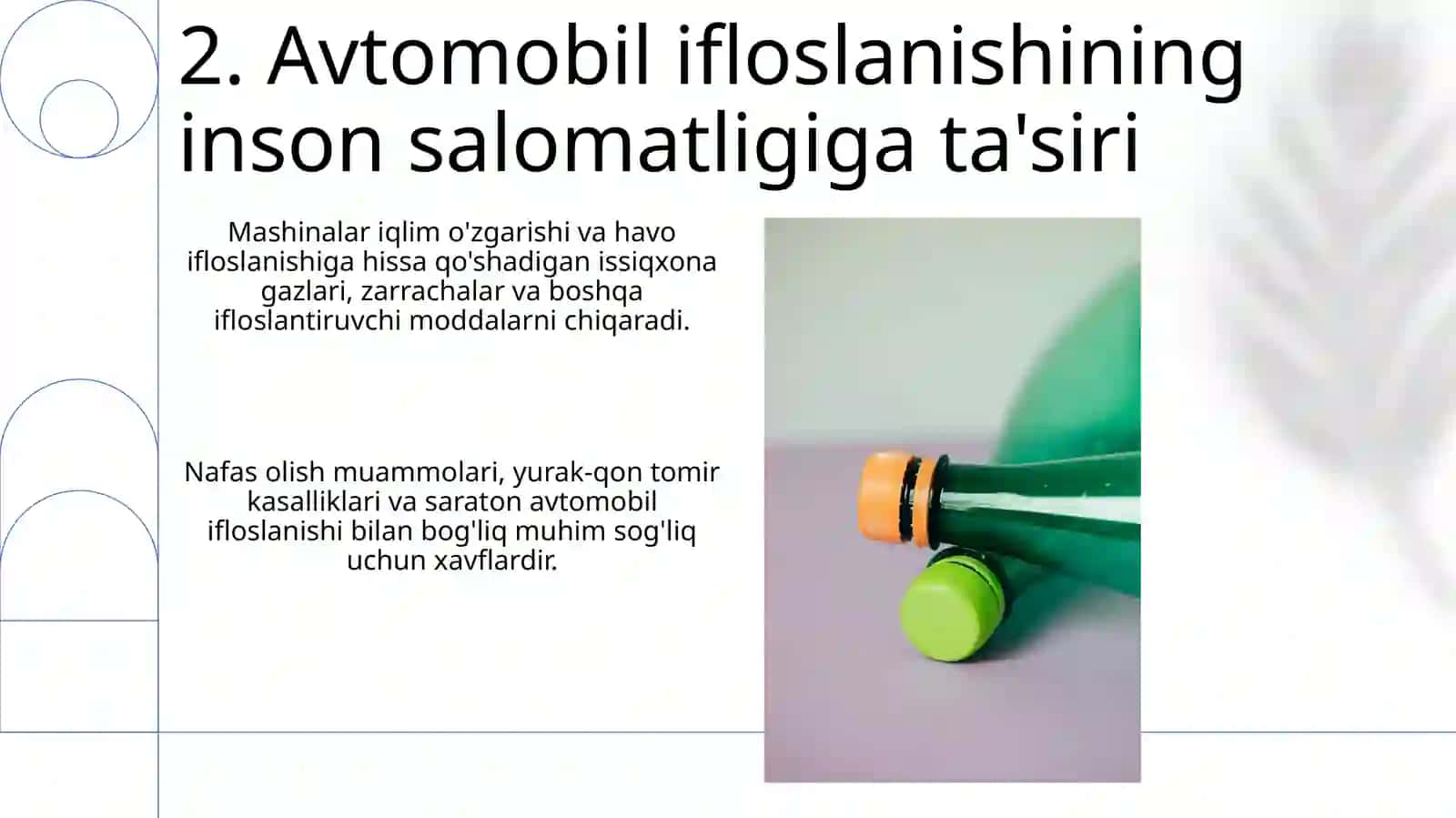 Avtomobillar atrof-muhitni ifloslovchi manba sifatida 4