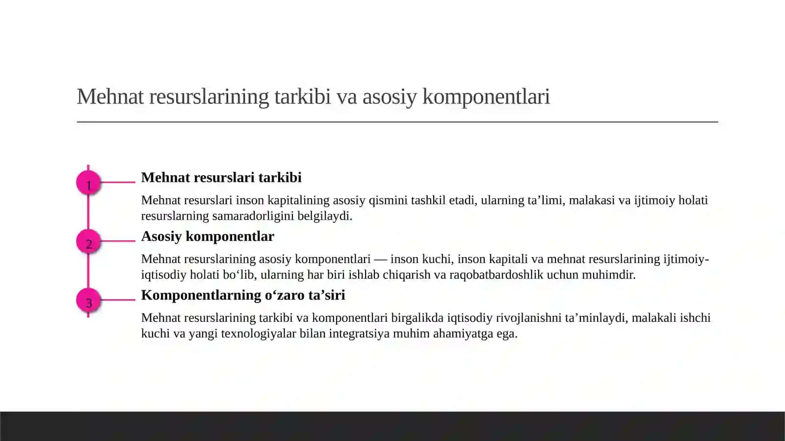 Mehnat resurslari bilan ta'minlanganlik va mehnat unumdorligi tahlili 4