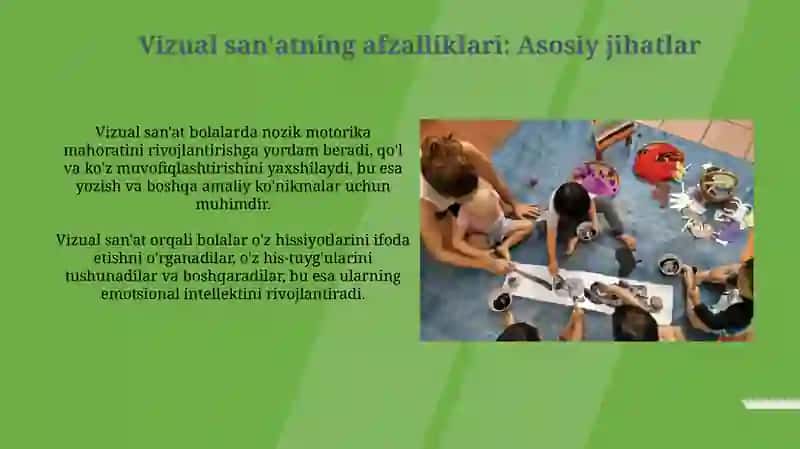 Maktabgacha ta'limda vizual san'atning ahamiyati 4