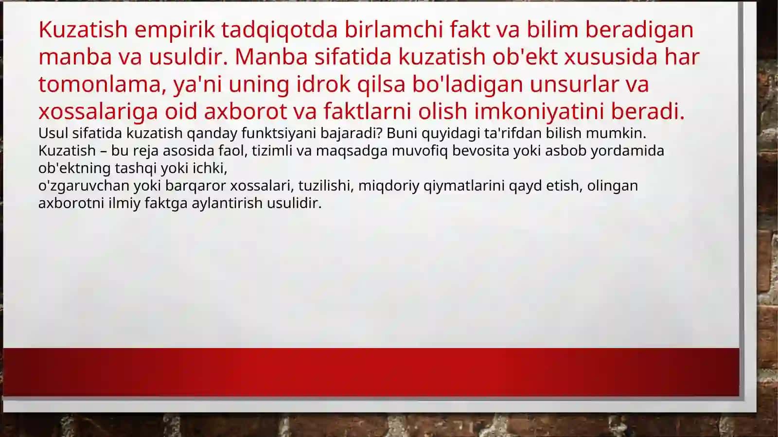 EMPIRIK TADQIQOT USULLARI 4