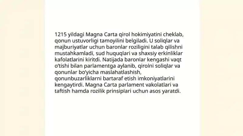 Oʻrta asrlarda Angliya parlamenti faoliyati 4