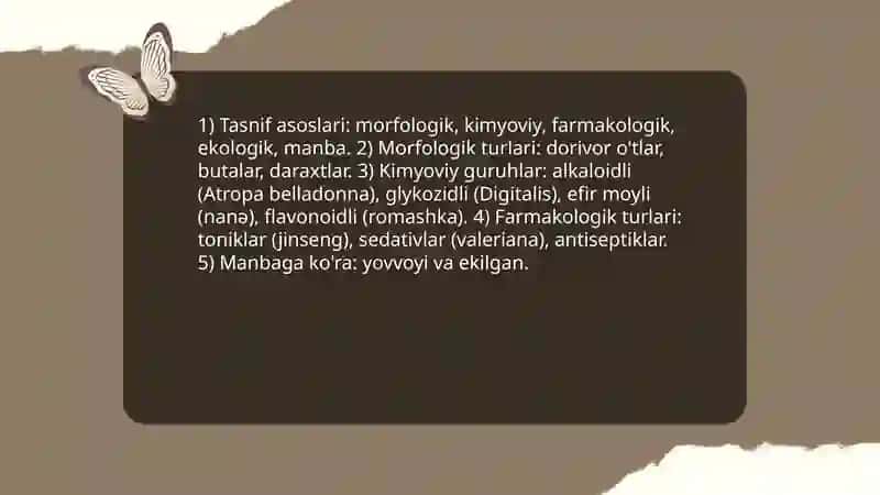 Dorivor o'simliklar 4