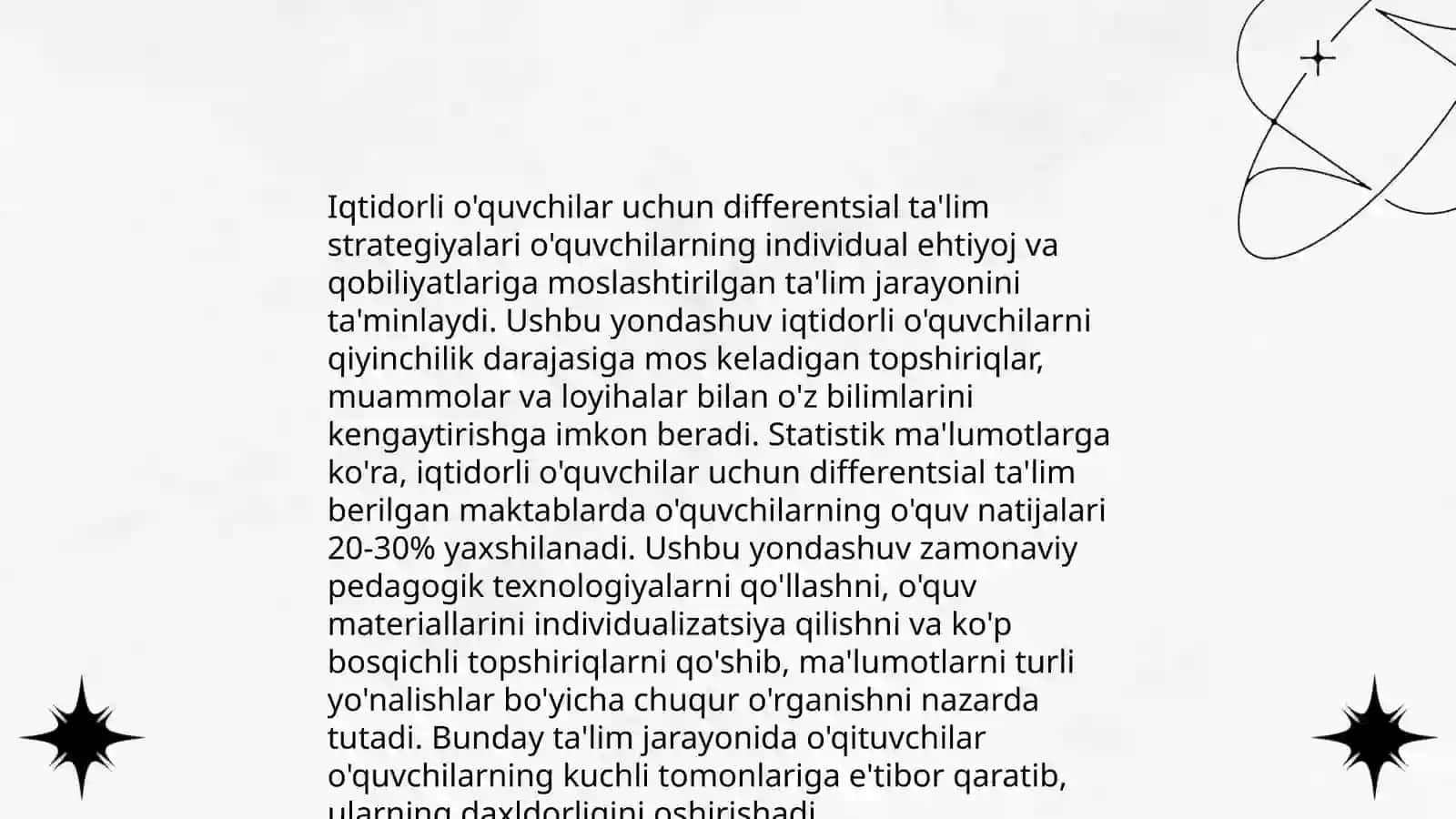 Boshlang'ich sinfda matematikadan iqtidorli oʻquvchilar bilan ishlash(3-sinf misolida) 4