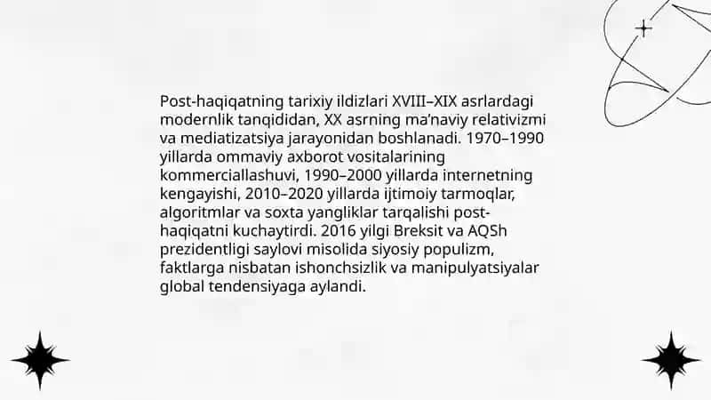 Post-haqiqat nima? 4