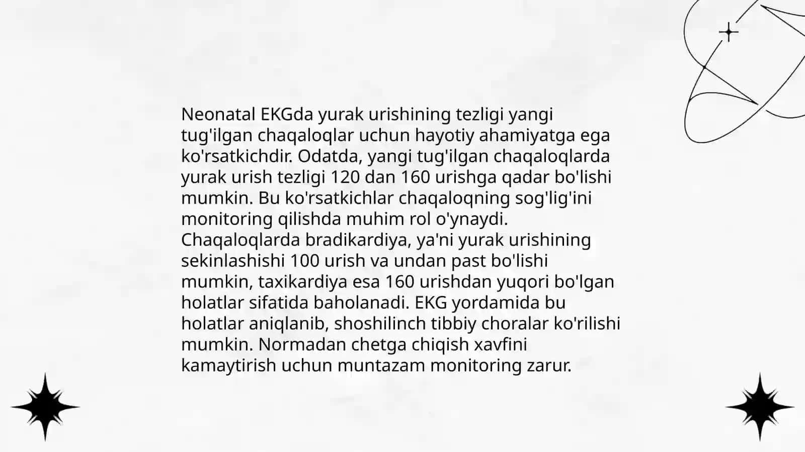 Yangi tugʻilgan chaqaloqlarda EKG ni òziga xos xususiyatlari 4