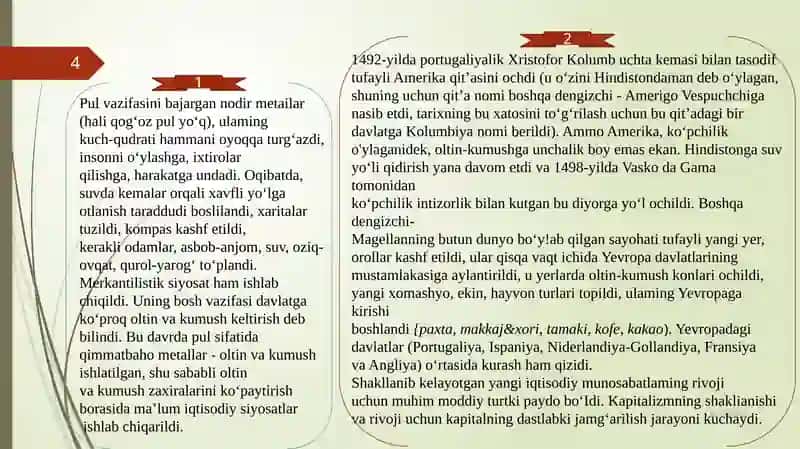 ILK MERKANTILIZM TALIMOTI VA UNING NAMOYONDALARI 4