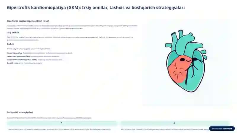 Kardiomiopatiyalar: Yurak Kasalliklarining Murakkab Turlari 4