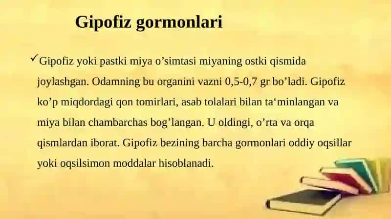 Gormonlar, ularning ahamiyati 4