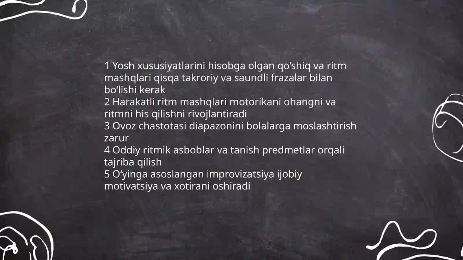 Maktabgacha yoshdagi bolalarga musiqiy tarbiya berish metodlari 4