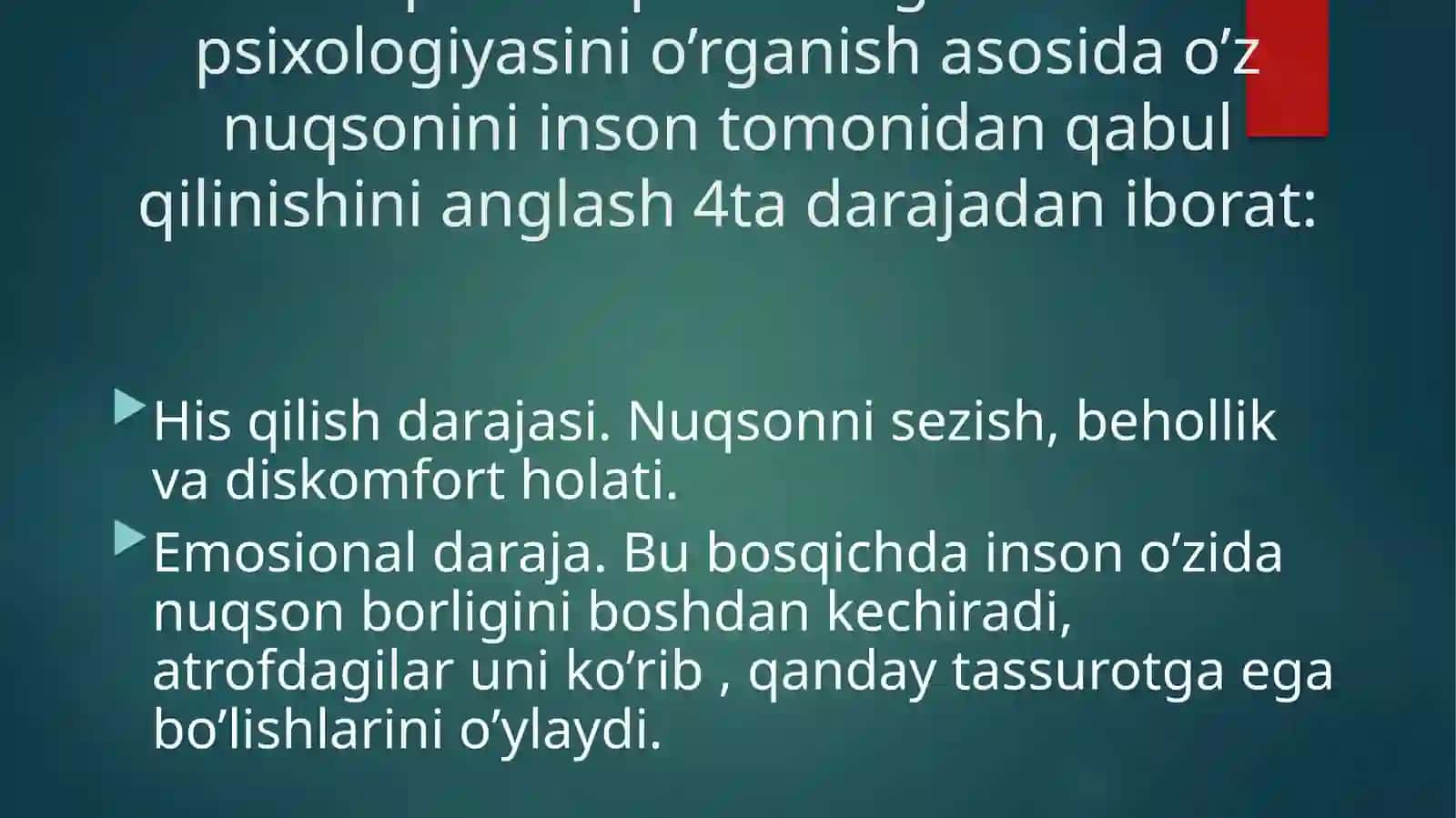 Nutq nuqsoniga ega bo’lgan bolalarning umumiy psixologik tavsifnomasi 4