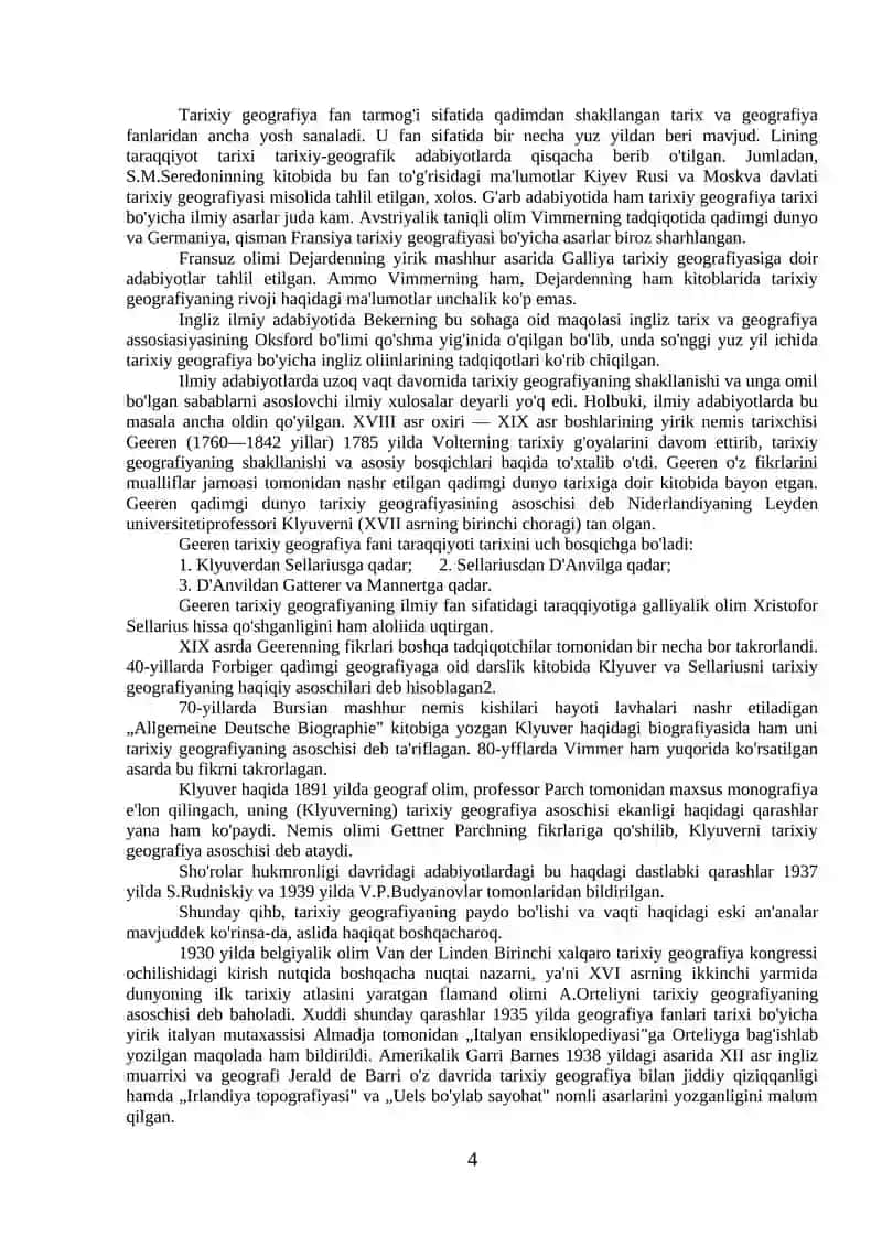 5110600 – TARIX O`QITISH METODIKASI BAKALAVR TA`LIM YO`NALISHI TALABALARI UCHUN 4