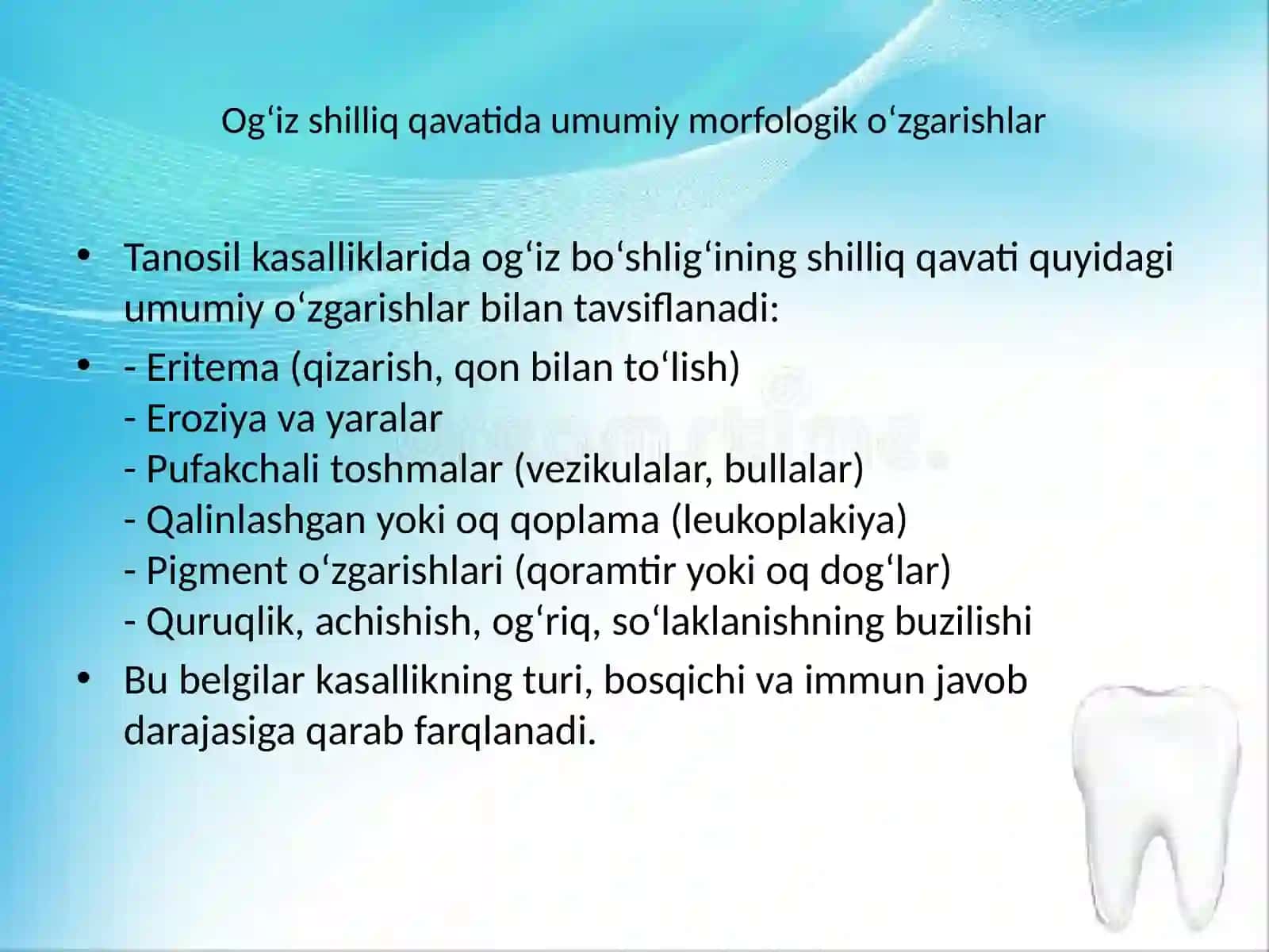 Og‘iz bo‘shlig‘ining ahamiyati va tuzilishi 4