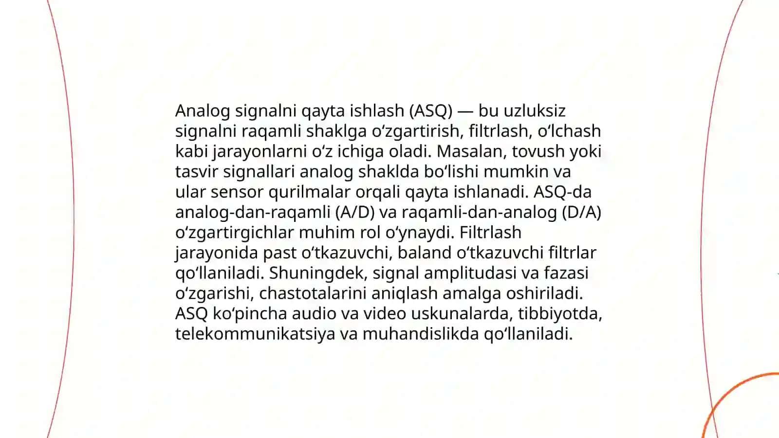 Signallarni qayta ishlovchilar 4
