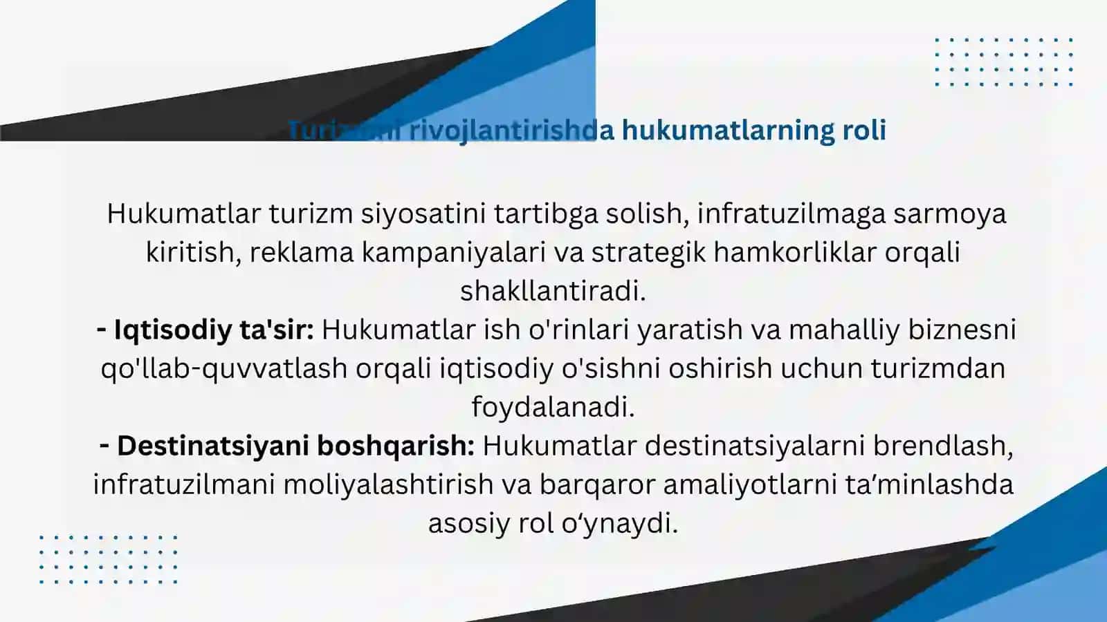 TURIZM SIYOSATI VA RIVOJLANISHI 4