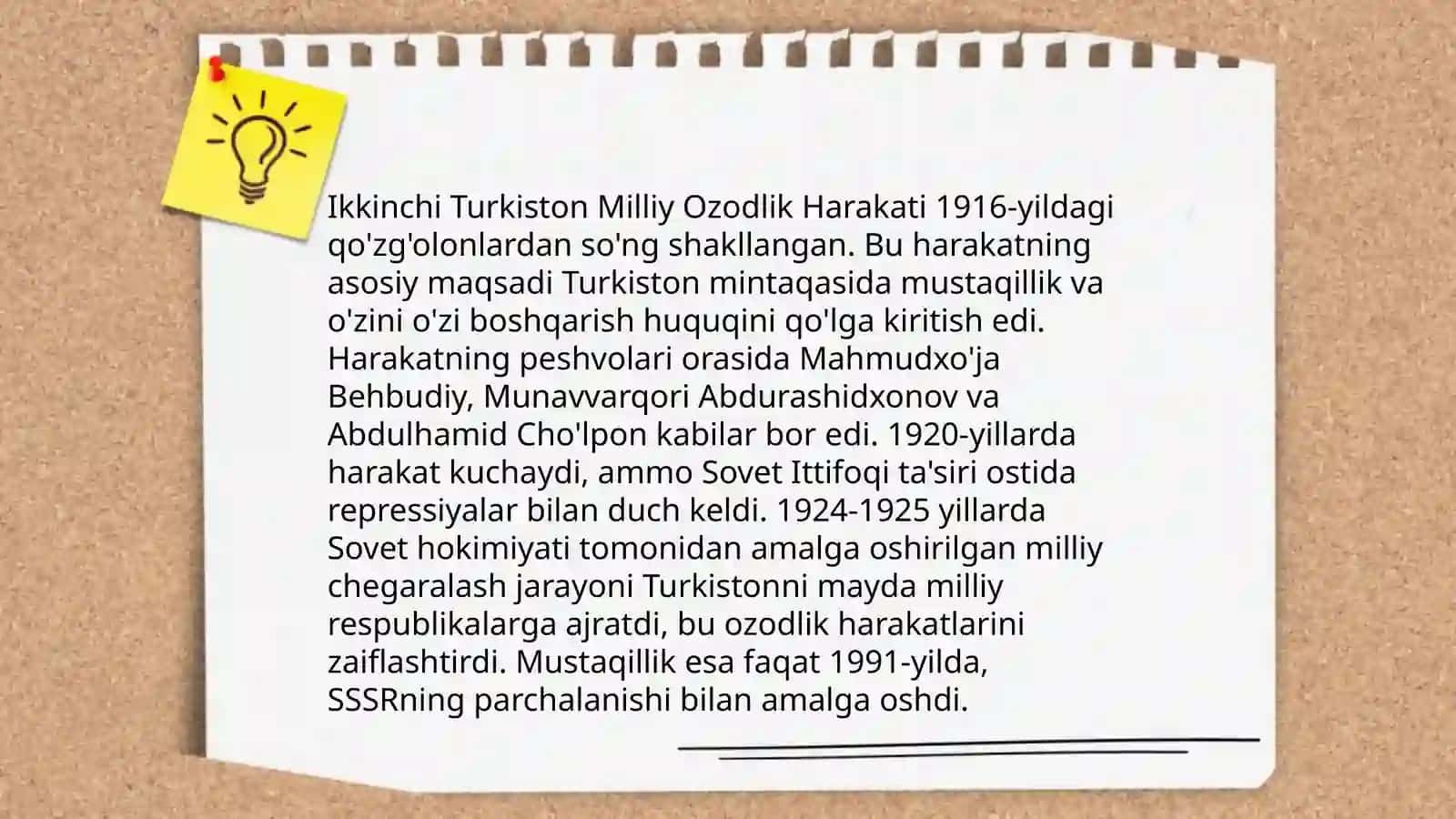 Oʻzbekistonning mustaqillik gʻoyalarining tarixiy asoslari 4