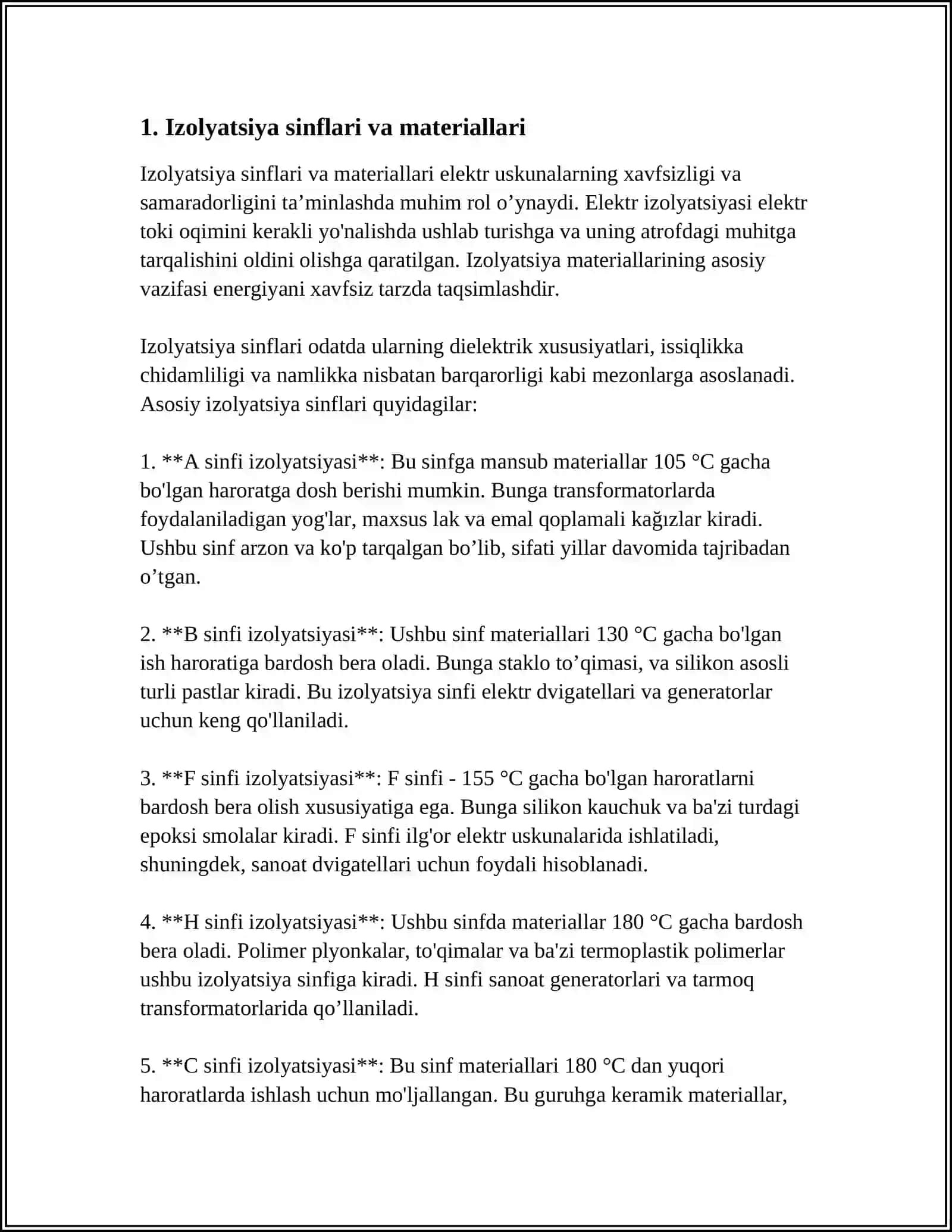 ELEKTR USKUNALARNING MAXSUS XUSUSIYATLARI 4