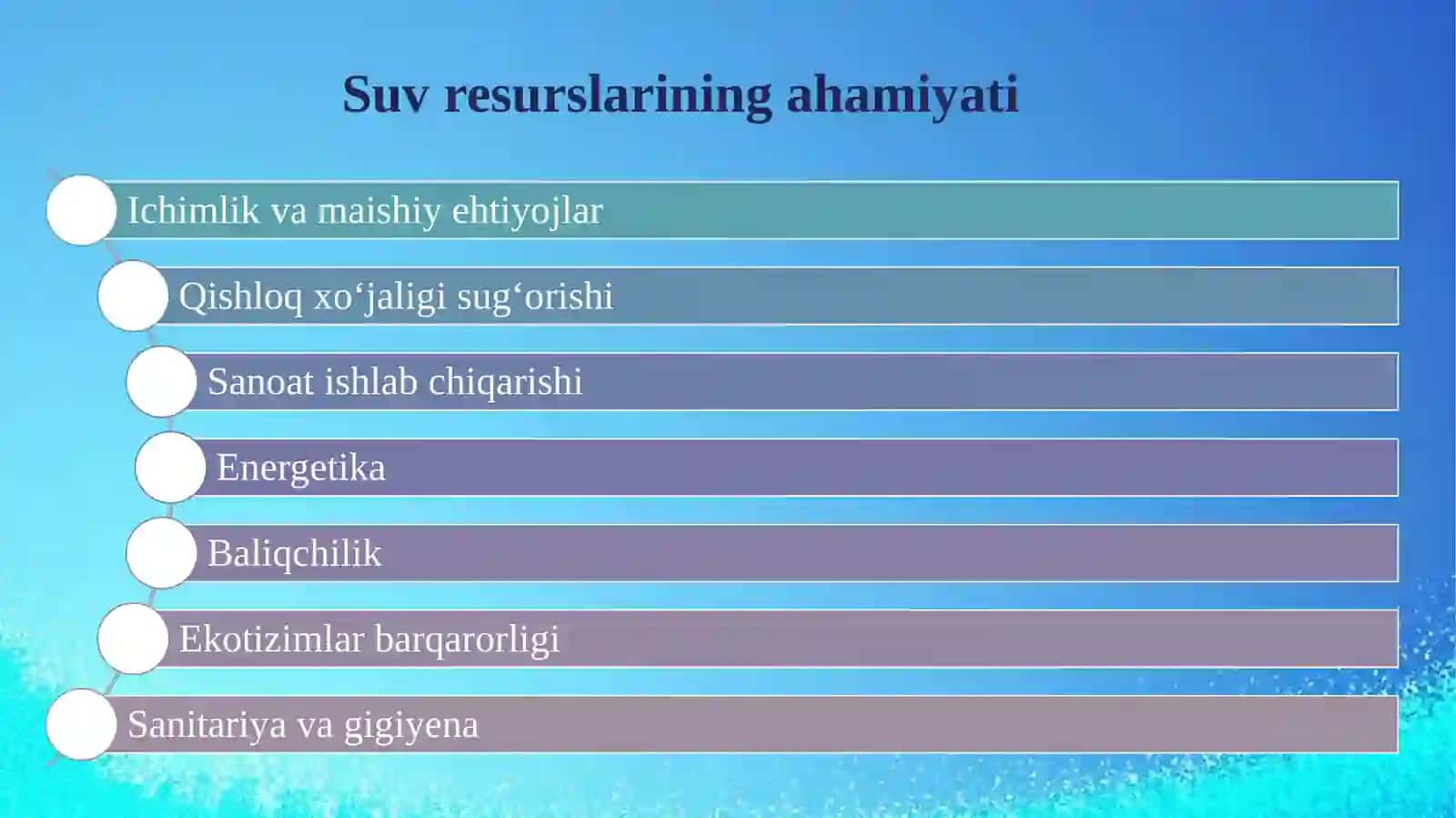 Suv va suvmanbalarini muhofaza qilish talablari 4
