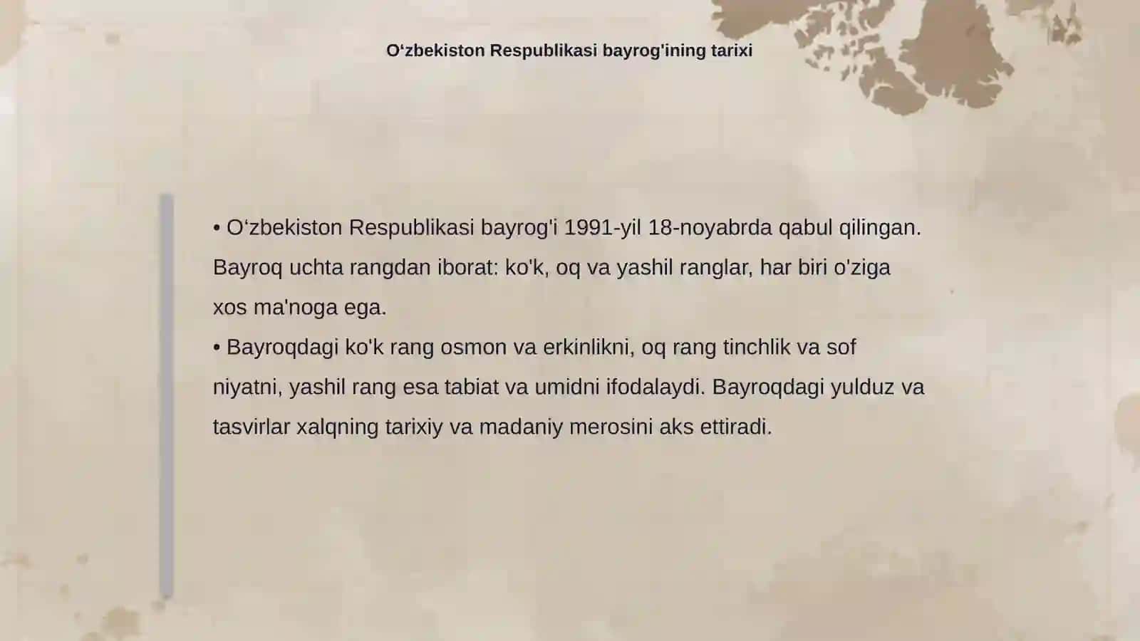 O‘zbekiston Respublikasi Davlatining ramzlari va ahamiyati 4