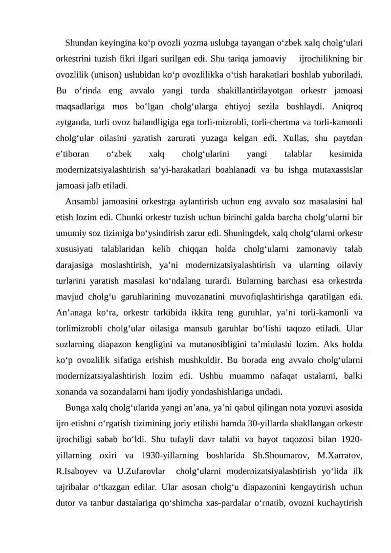O‘zbek xalq cholg‘ulari orkestri 4