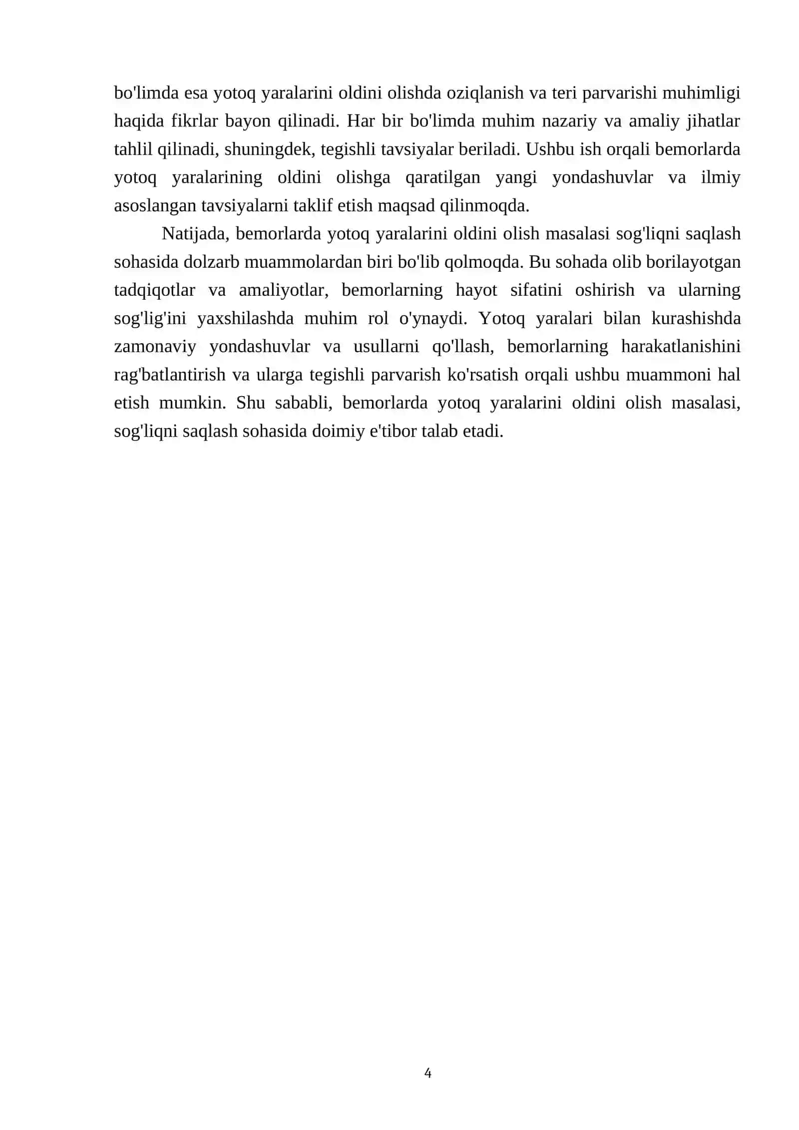 Bemorlarda yotoq yaralarini oldini olish 4