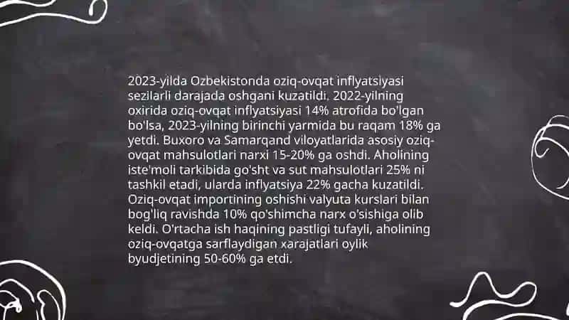 Oziq-ovqat mahsulotlarining narxi va uning oziq-ovqat mavjudligiga ta'siri 4