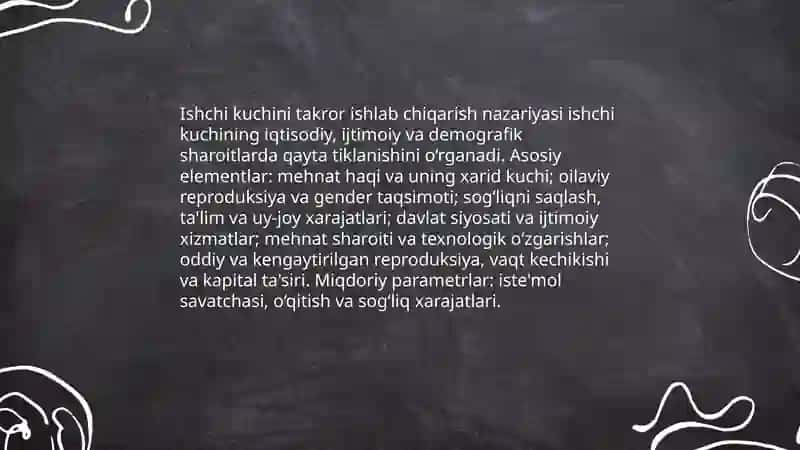 Yalpi ishchi kuchi va uni takror ishlab chiqarish Hasan 4