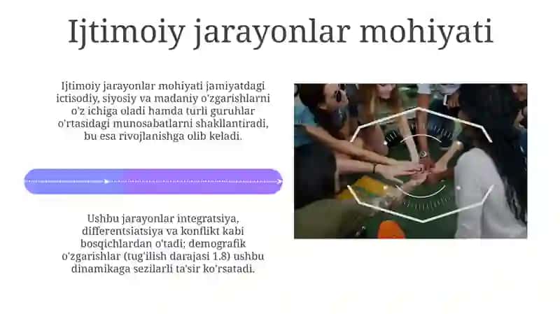 Ijtimoiy jarayonlar ta'siri 4