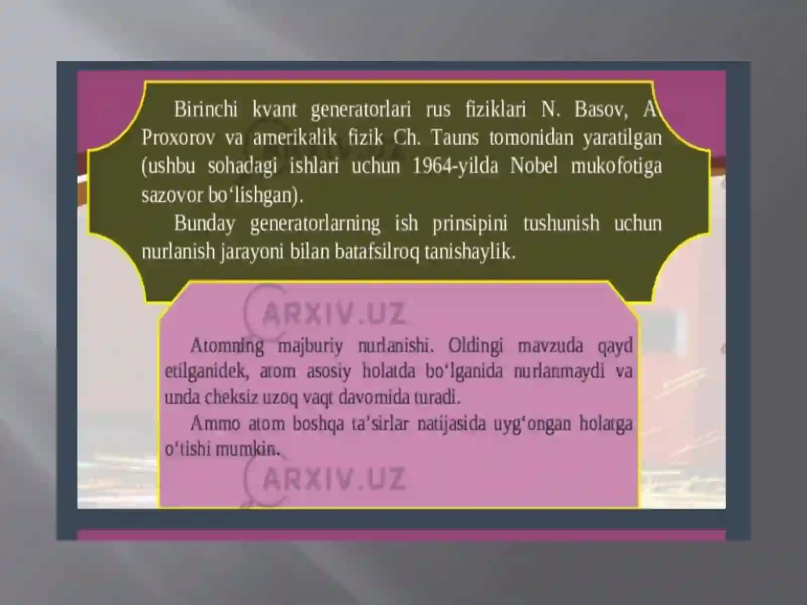 Lazernurlarining tabiati va uning tibbiyot da qo’llanilishi 4