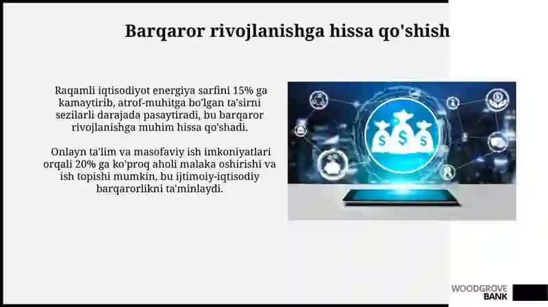 Raqamli iqtisodiyotning afzalliklari 4