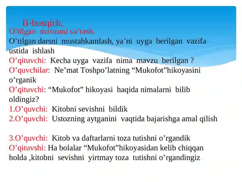 DARS ISHLANMASI 4