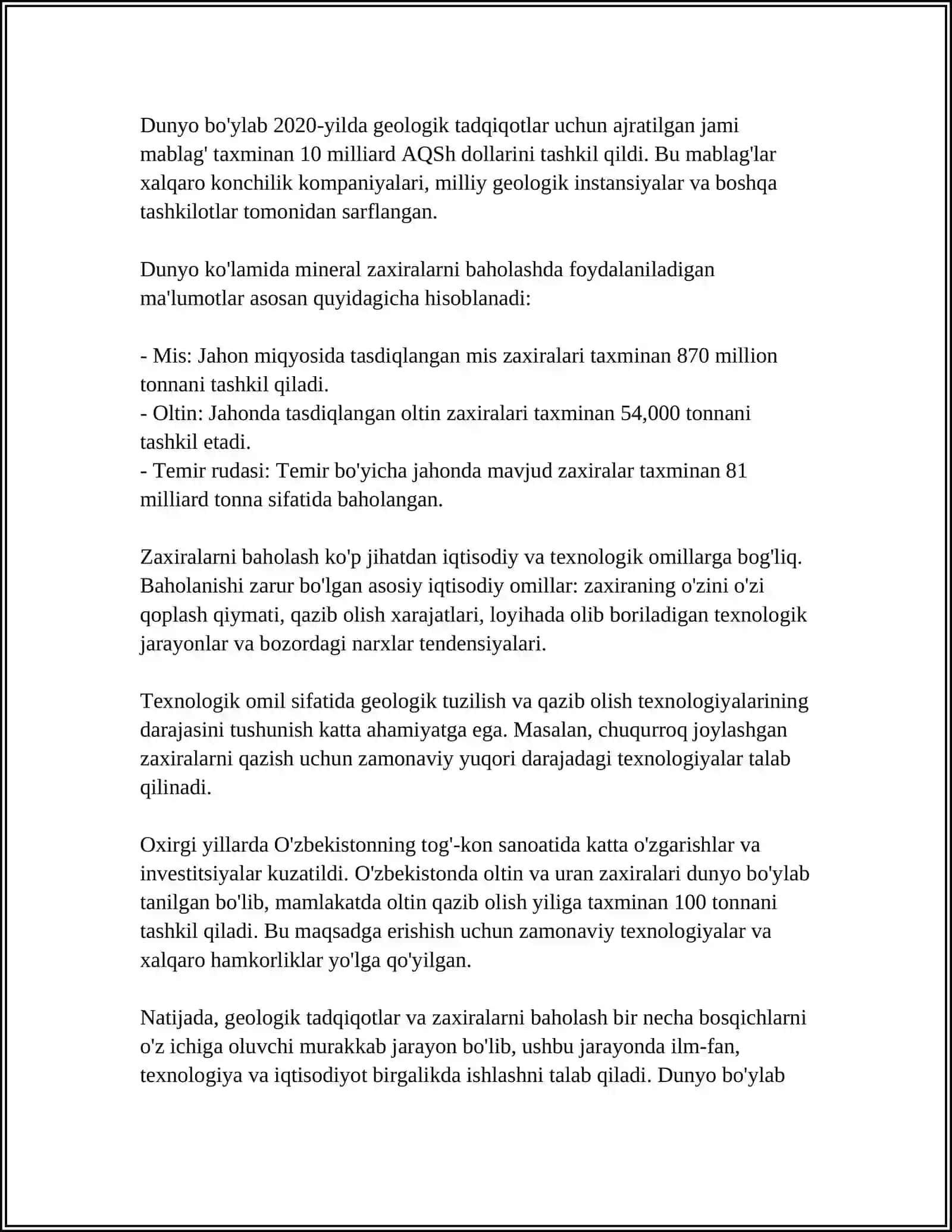 OCHIQ KON ISHLARI JARAYONLARI 4
