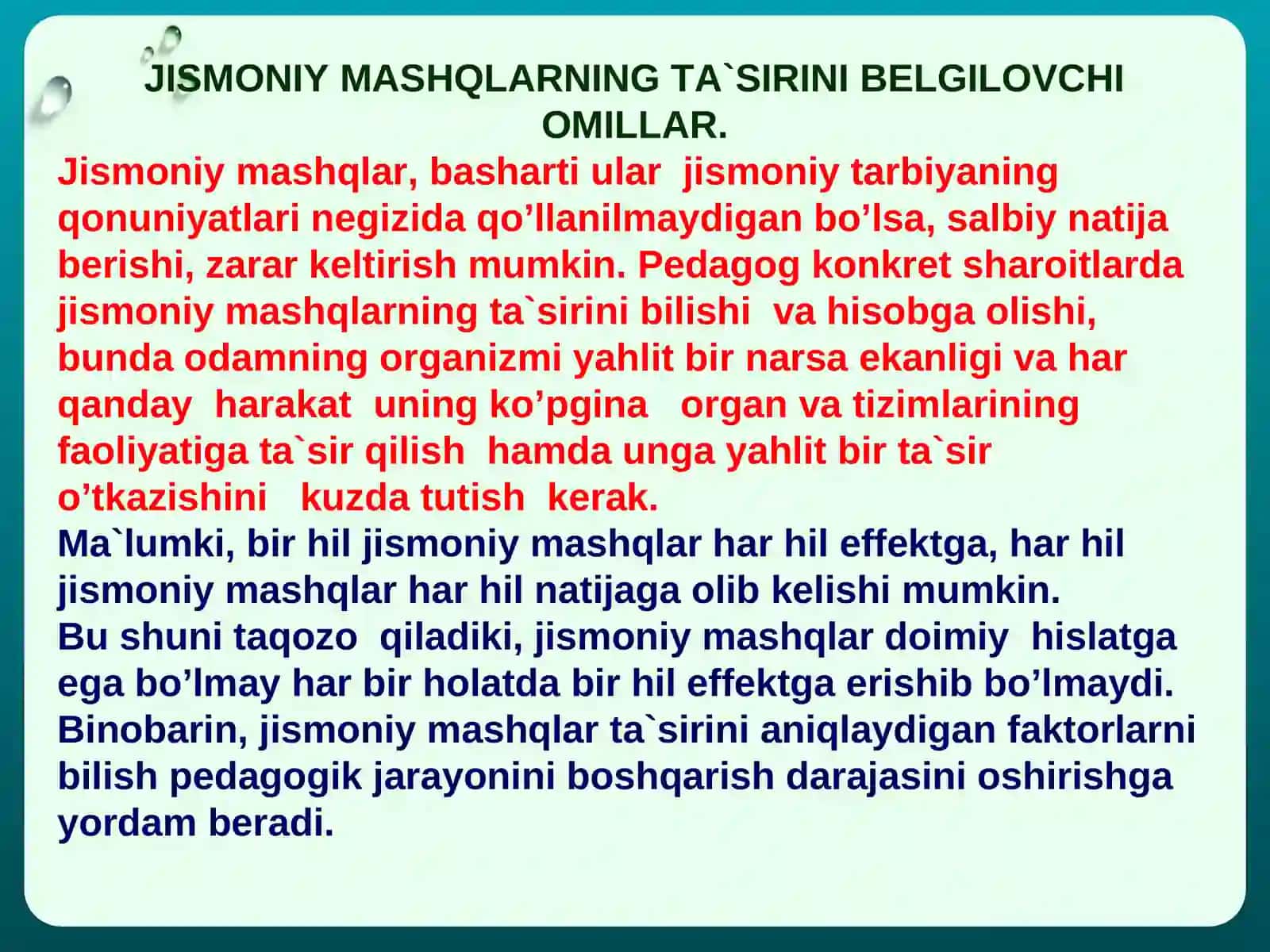 JISMONIY MASHQLAR TEХNIKASI 4