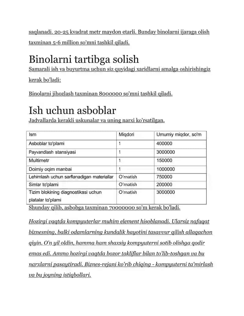 Biznes reja | Pul kredit 4