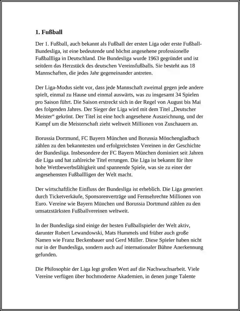 1. Fussball (1. Fussball-Bundesliga) 4