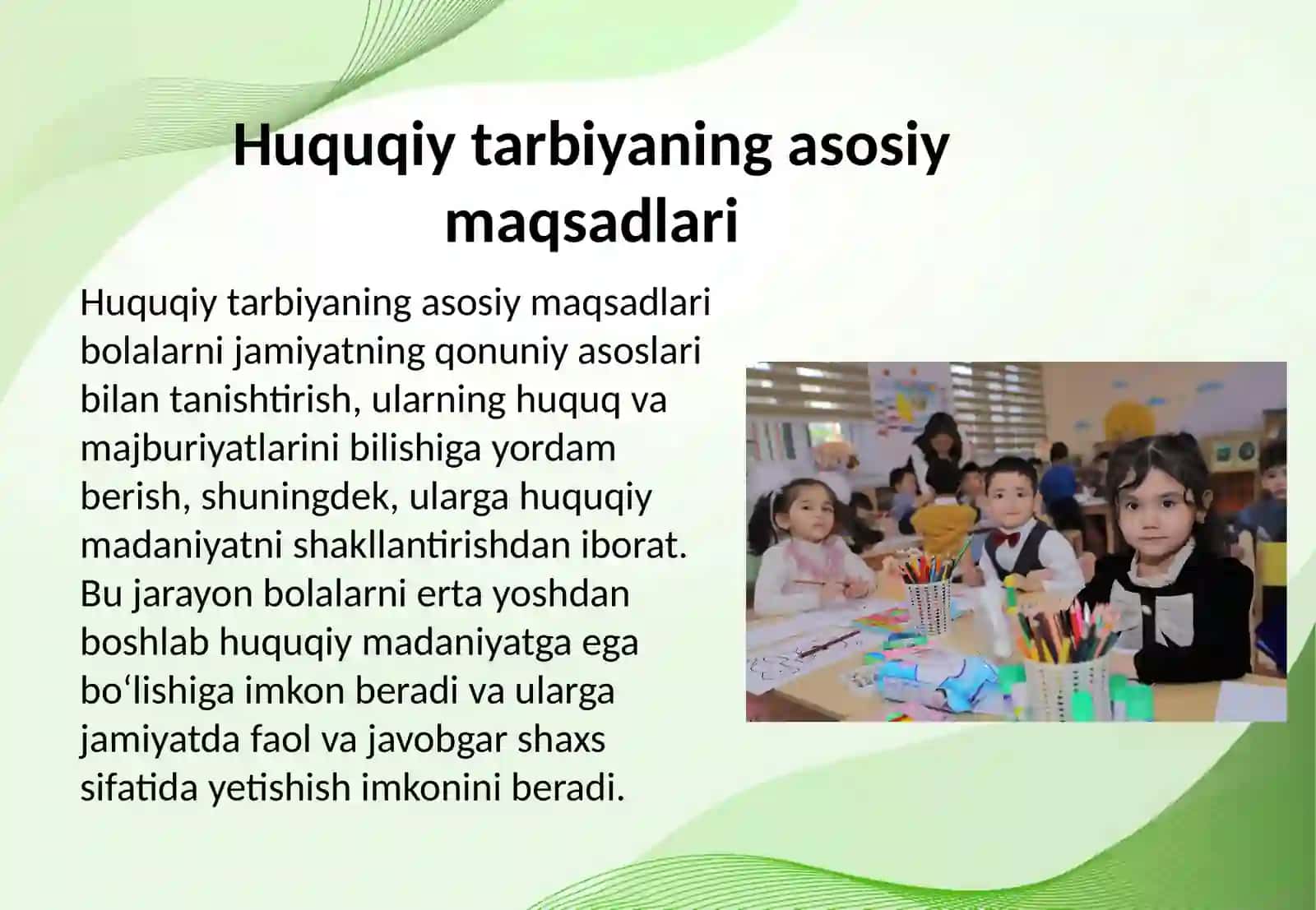Bolalarni huquqiy tarbiyalashda qonun hujjatlaridan foydalanish 4