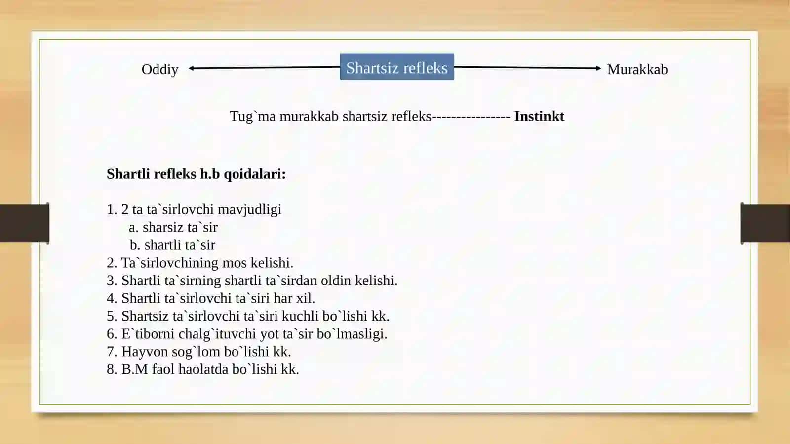 Nervtizimi oliy bo`limlar vazifalari 4