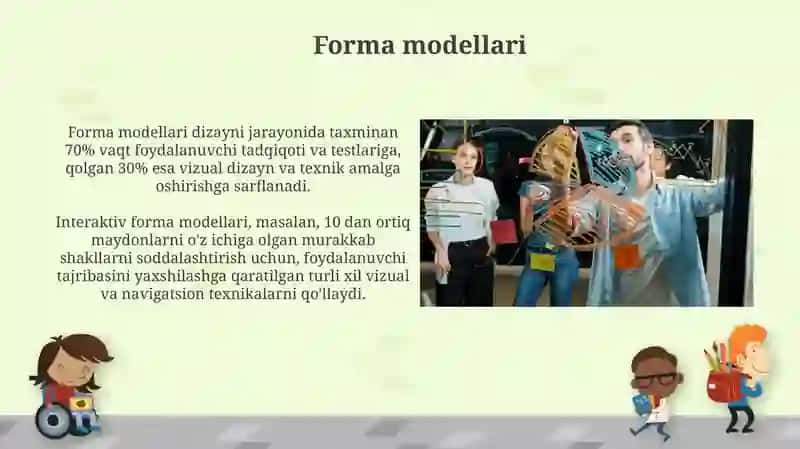 O'zaro munosabat modeli (Interaction models) 4