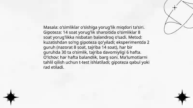 Ilmiy izlanish metodlari 4