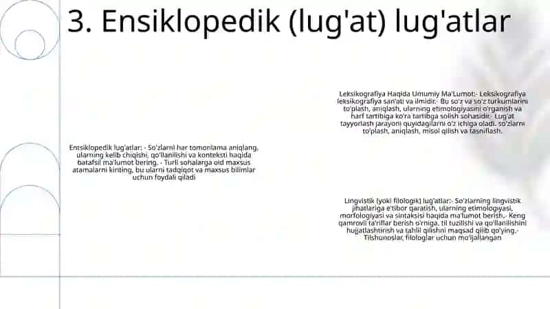 Leksikografiya Haqida Umumiy Ma'lumot 4