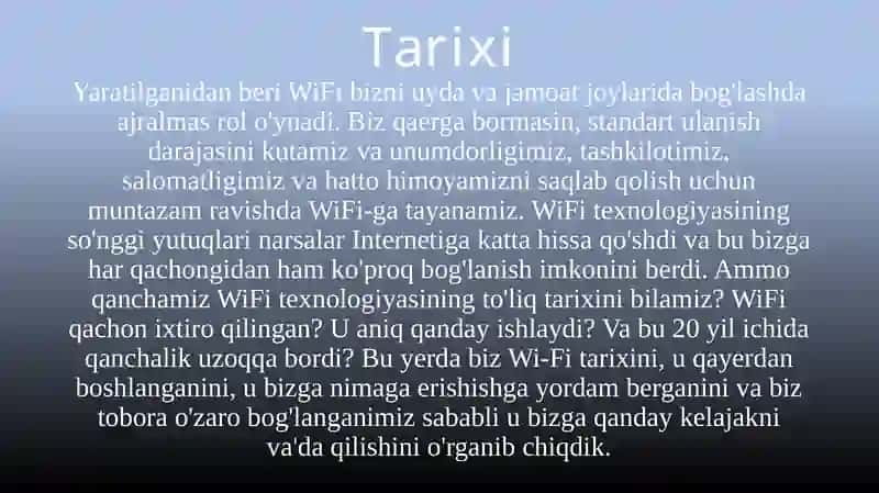 O'rnatilgan Tizimlarda Wi Fi Texnologiyasi Kurs Ishi pptx 4