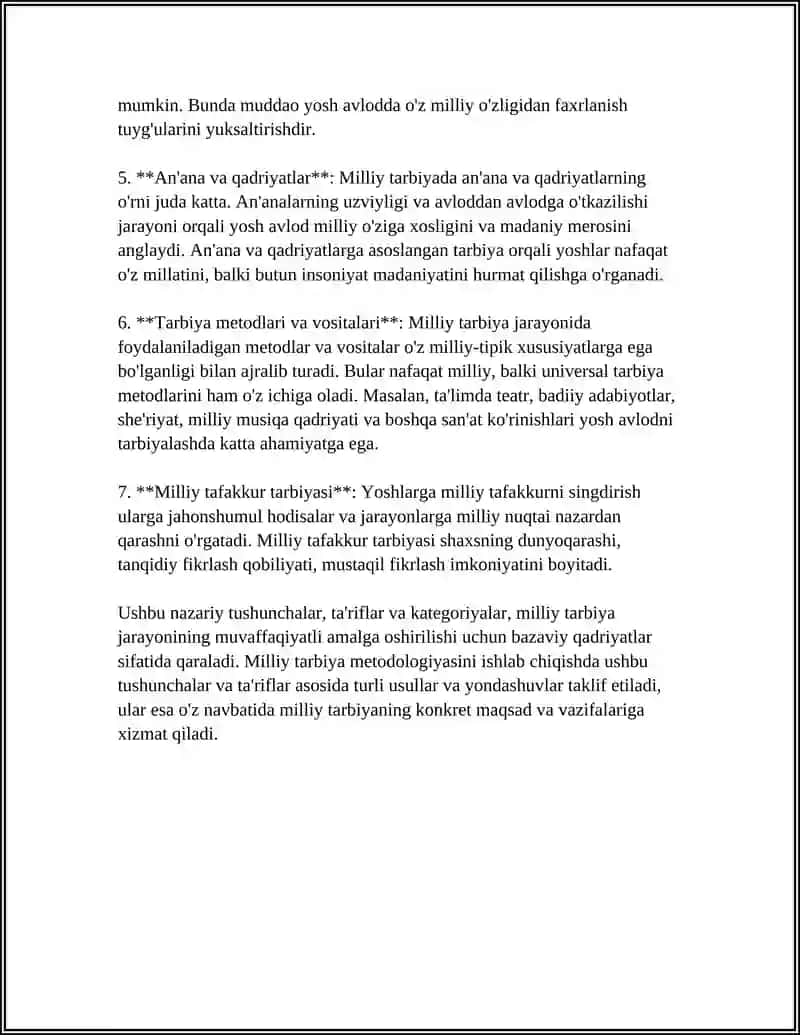 MILLIY TARBIYANING METODOLOGIK ASOSLARI 4