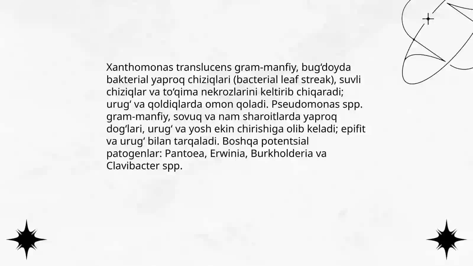 Bugdoyning bakteryoz kasaligi 4