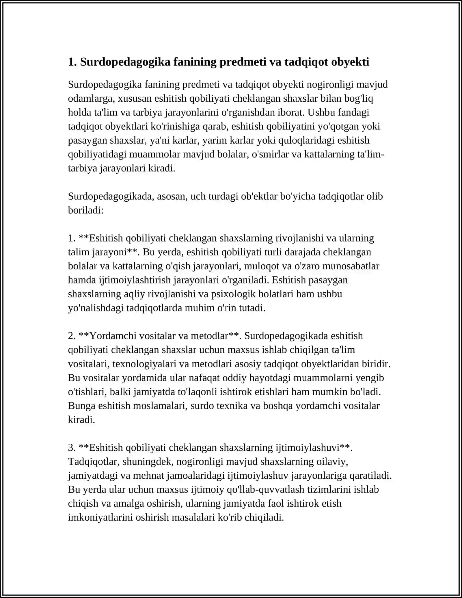 SURDOPEDAGOGIKA FANINING PREDMETI MAQSADI VAZIFALARI VA METODLARI 4