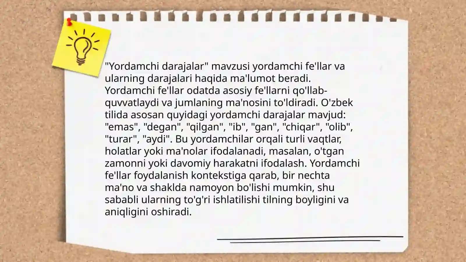 Yordamchi soʻzlar 4