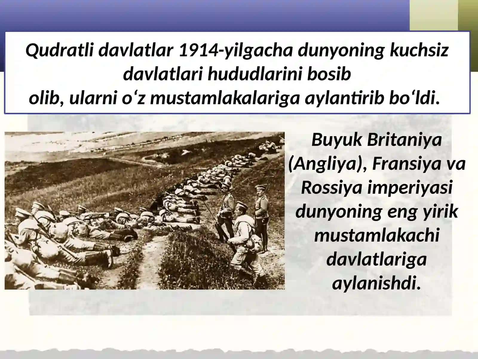 Birinchi jahon urushi 4