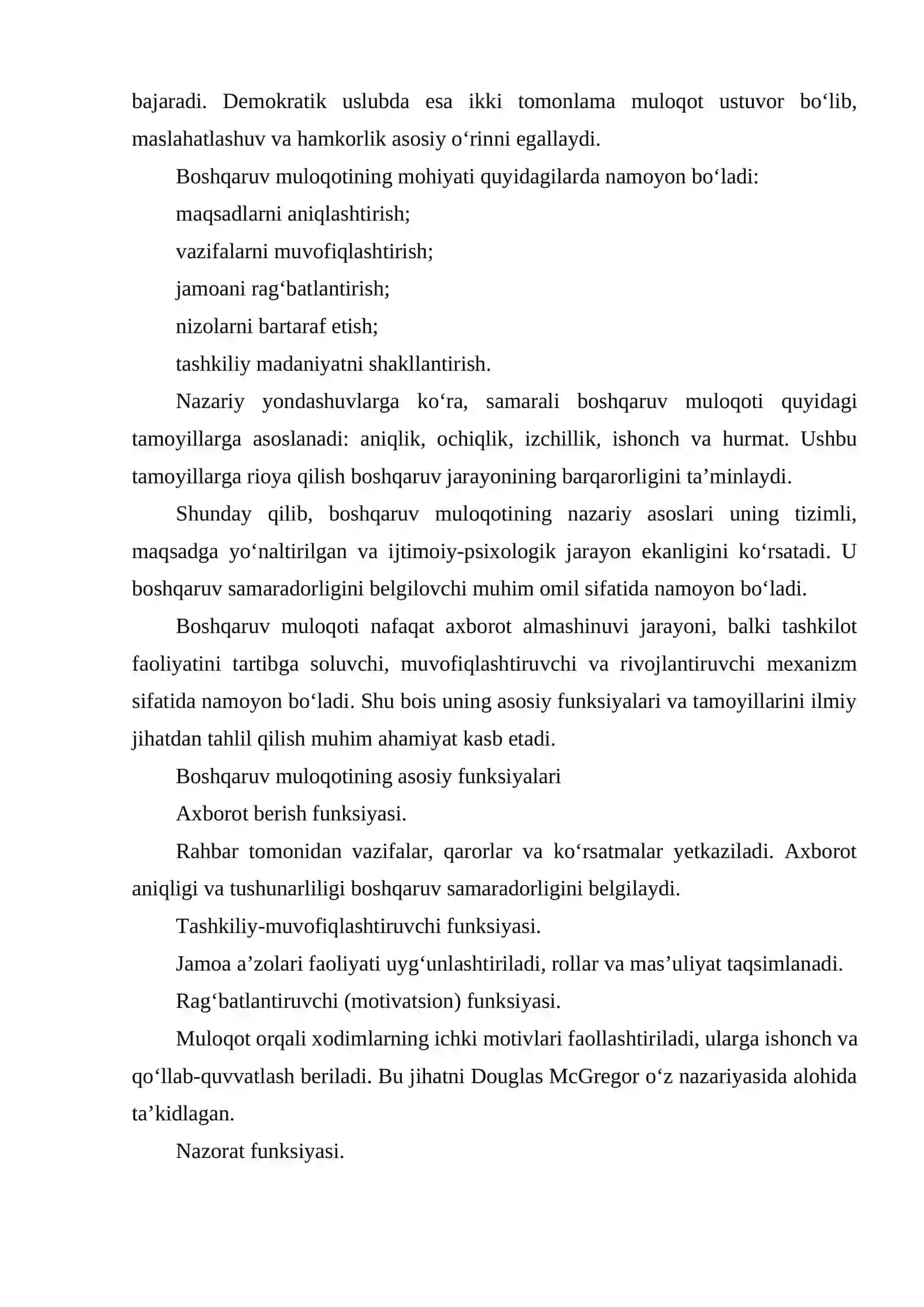 BOSHQARUV MULOQOTINING ILMIY-AMALIY JABHALARI 4