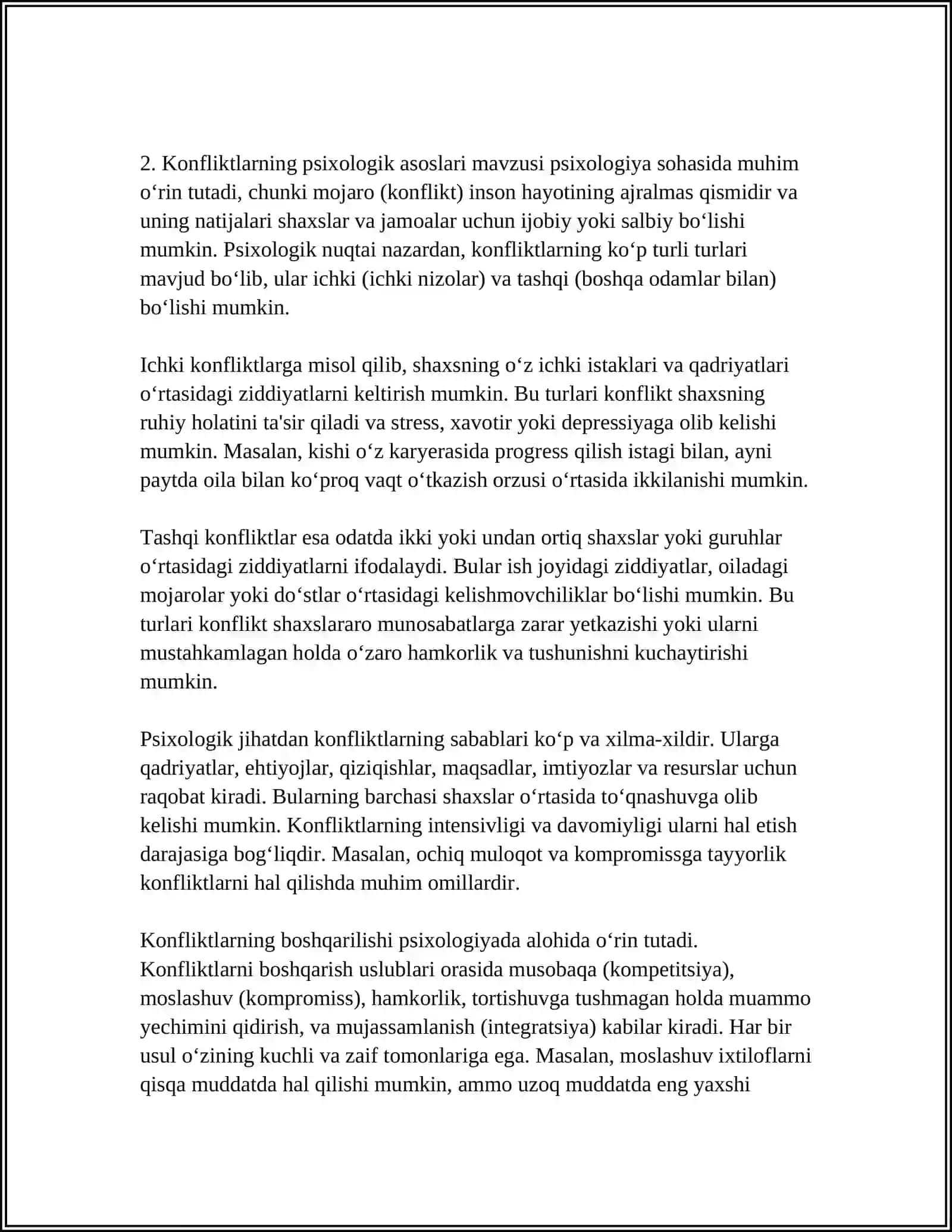 KONFLIKTLAR PSIXALOGIYASA 4