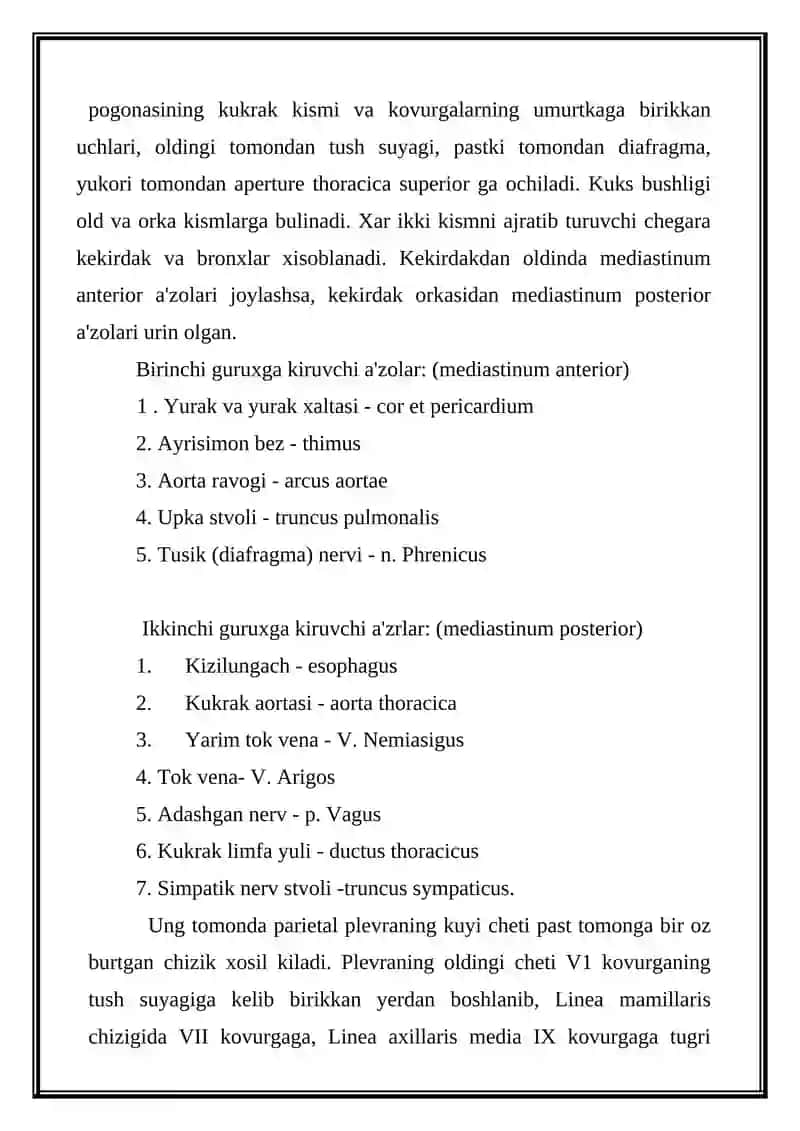 NAFAS OLISH A’ZOLARI KASALLIKLARI BO’YICHA DIAGNOZLAR TUZISH 4